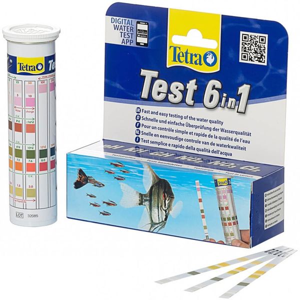 Tetra TEST 6in1 pH gH kH NO2 NO3 CL2 6w1 zdjęcie 1