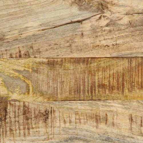 Zagłówek 140 cm Drewno lite Mango i żelazo na Arena.pl