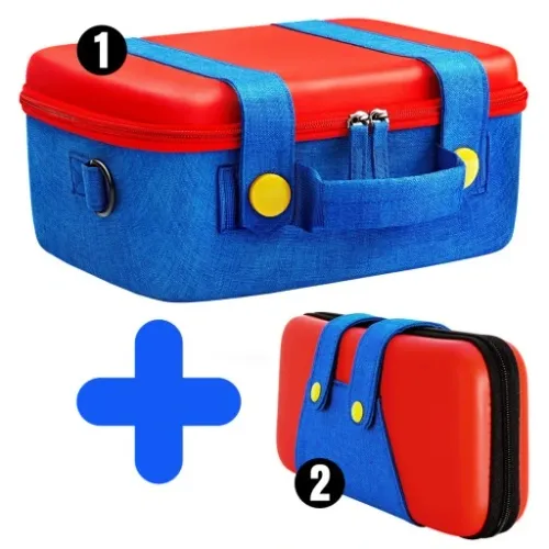 ETUI CASE WALIZKA MARIO KUFER TORBA DO NINTENDO SWITCH V1 V2 OLED 2 w 1 na Arena.pl