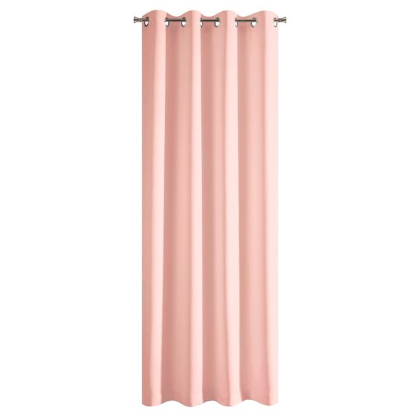 Zasłona gotowa na przelotkach RITA 140x250 Eurofirany pudrowa zdjęcie 5