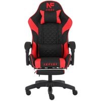 fotel core black/red