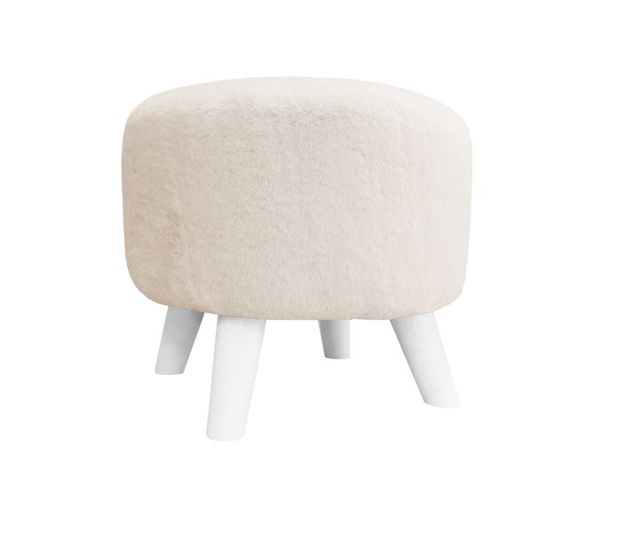 Pufa ALA noga biała Bunny02 zdjęcie 1