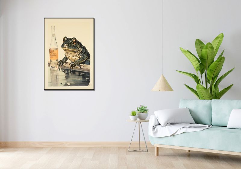 Plakat 70x100cm Refleksje Błotniaka zdjęcie 4