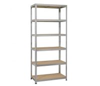 REGAŁ METALOWY PIWNICA max.280kg 210x91x46cm 6 płk fra