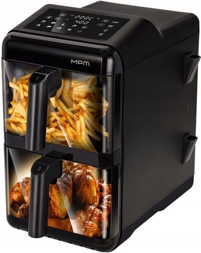 Frytkownica beztłuszczowa air fryer duża podwójna 12l MPM MFR-13 na Arena.pl