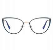 OKULARY ZERÓWKI Z FILTREM BLUE LIGHT DO KOMPUTERA OCHRONNE DAMSKIE KOCIE +