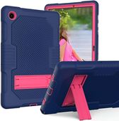 Etui z Podstawką do Samsung Galaxy Tab A8 10.5 Cala 2021 Granatowe