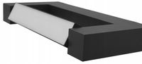 Kinkiet LED nad lustro 30cm IP54 2x4W czarny Idealed Aster regulowany