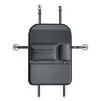 Organizer samochodowy na fotele przednie z przegródkami D03 czarny