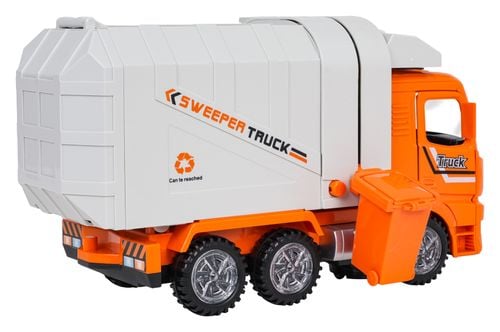 Śmieciarka Z Funkcją Świateł I Dźwięku Pomarańczowa na Arena.pl