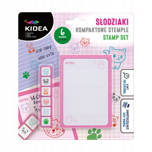 kompaktowe stemple słodziaki art set 6 kol 0026 na Arena.pl