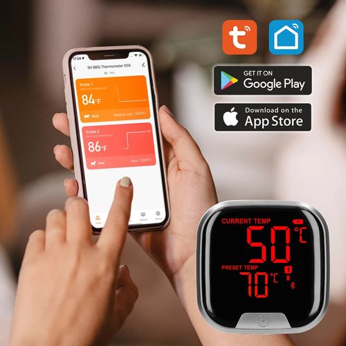 Termometr kuchenny z Bluetooth, 2 sondy na Arena.pl