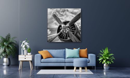 OBRAZ NA PŁÓTNIE 101 Śmigło 70x70cm na Arena.pl