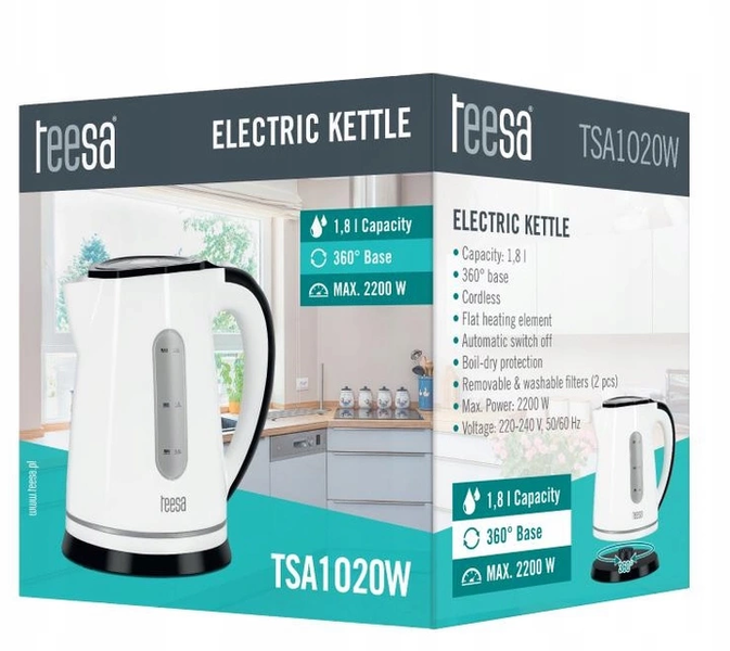 Czajnik Bezprzewodowy Teesa Tsa1020 zdjęcie 4