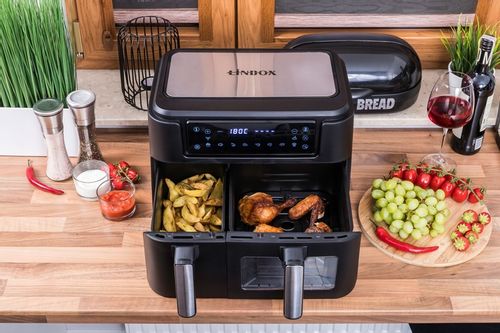 PIEKARNIK FRYTKOWNICA BEZTŁUSZCZOWA 2 KOSZE 8L/2500W 4 URZĄDZENIA W 1 na Arena.pl