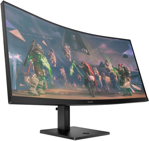 Monitor HP Omen 34c Curved Gaming WQHD VA 165Hz HDR 400 34 cale 3440x1440 HDMI DisplayPort VESA AMD FreeSync na Arena.pl
