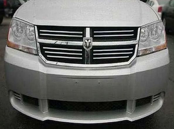 2008-2013 DODGE AVENGER- LIstwy chrom grill chromowan zdjęcie 1
