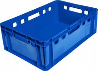 SKRZYNKA POJEMNIK EURO E2 NIEBIESKA NOWA MOCNA