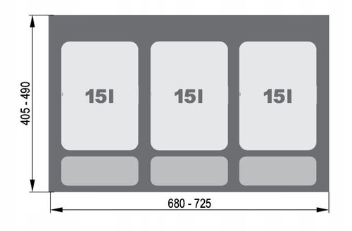 Kosze do segregacji odpadów / Pojemniki na odpady REJS 80 na Arena.pl