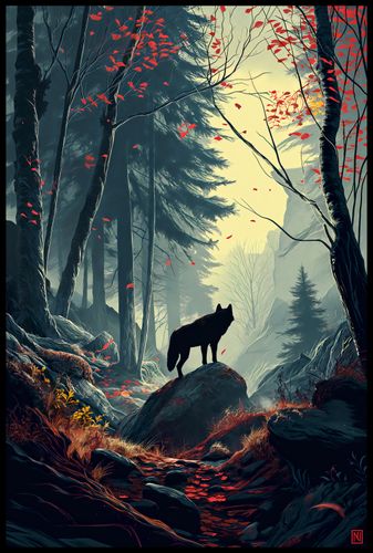 Plakat 61x91,5cm Leśne Echa na Arena.pl