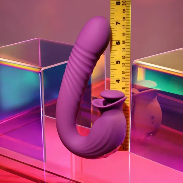 evolved deep ecstasy rabbit vibrator magenta - wielofunkcyjny model zdjęcie 8