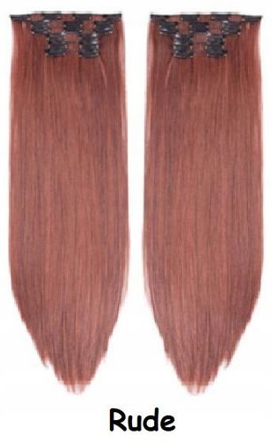 KOLORY różne CLIP IN 6 taśm doczepiane włosy pasemka 60cm jak NATURALNE na Arena.pl