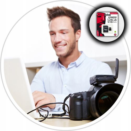 Karta pamięci Micro SD 128GB KINGSTON SDCS2 C10 V10 A1 100Mb/s Adapter na Arena.pl