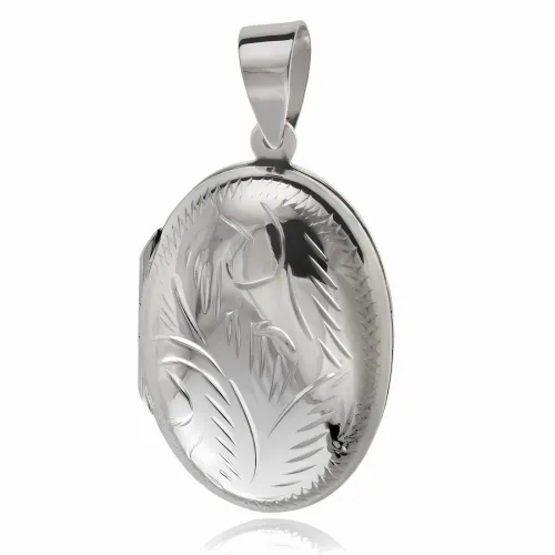 ELEGANCKI OWALNY SREBRNY OTWIERANY WISIOREK SEKRETNIK PUZDERKO WZOREK WZÓR na Arena.pl