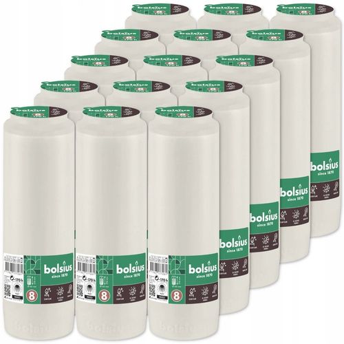Wkłady do zniczy olejowe Bolsius RC8 170h 15 sztuk na Arena.pl