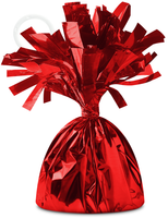 Ciężarek do balonów czerwony błyszczący