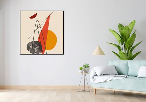 Plakat 100x100cm Harmonijna Forma na Arena.pl