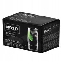 Kieliszki do wódki Krosno Sterling bezbarwny 50ml 6 szt.