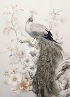 Plakat 40x55cm Pawia Gracja