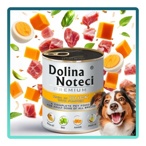 MOKRA KARMA DLA PSA DOLINA NOTECI PREMIUM PUSZKA PIES MIX SMAKÓW 10 X 800G na Arena.pl