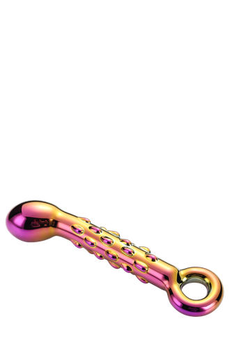 Glamour Glass Ribbed G-Spot Dildo na Arena.pl