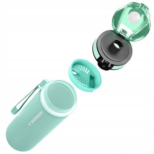 Wessper butelka filtrująca bidon na wodę 1000 ml BPA Free tritan + 3x filtr na Arena.pl