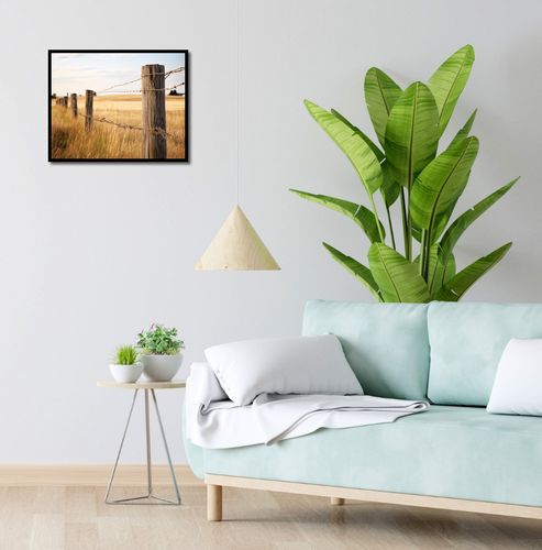 Plakat 50x40cm Płot na Polu na Arena.pl