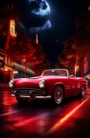 Plakat 53x81cm Motoryzacyjny Wrzask