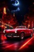 Plakat 53x81cm Motoryzacyjny Wrzask