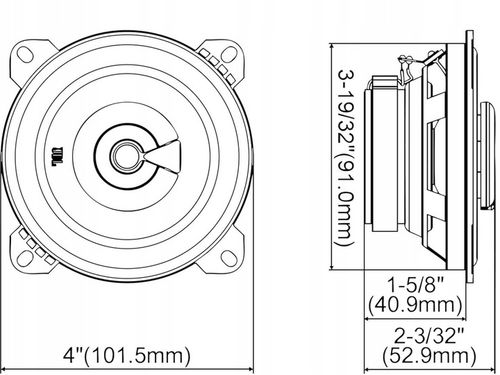 JBL Stage2 45F | 4" 320W | 10 cm / 100 mm Głośniki Samochodowe na Arena.pl