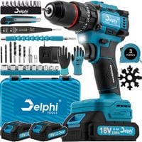 WIERTARKO WKRĘTARKA AKUMULATOROWA UDAROWA BEZSZCZOTKOWA PRO 2xAKU