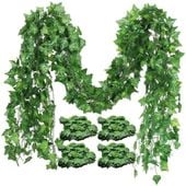 Sztuczny bluszcz girlanda na balkon taras ścianę 24 sztuk 50m dekoracyjny