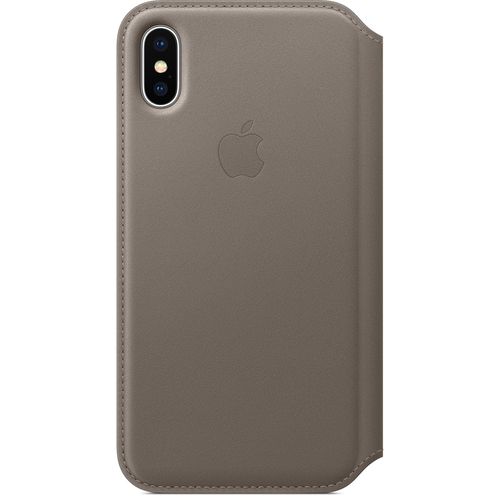 LEATHER APPLE FOLIO Apple iPhone X MQRY2ZM/A - BEIGE na Arena.pl