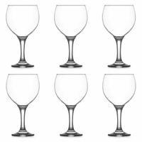 KIELISZKI DO WINA BIAŁEGO CZERWONEGO LUB WODY LAV MISKET 645 ML X 6 SZT