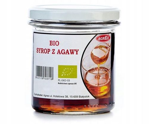 Syrop z agawy ekologiczny zamiennik cukru naturalny 100%bio 350g na Arena.pl