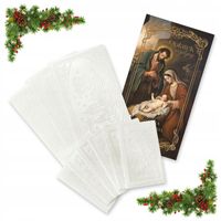 Opłatki wigilijne Opłatek wigilijny karton 3duże + 6 małych 50szt KARTON !