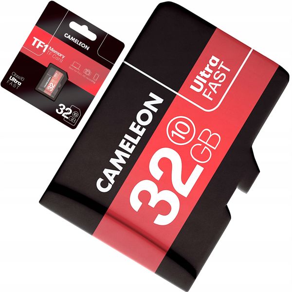 KARTA PAMIĘCI MICRO SD 32 GB CAMELEON CLASS 10 UHS zdjęcie 1