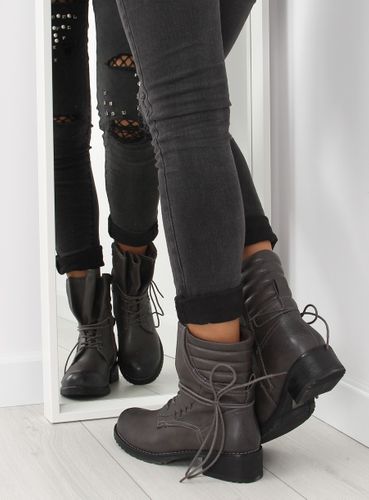 Botki glany szare 9560 GREY - 37 na Arena.pl