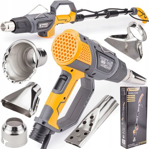 WYPALARKA ELEKTRYCZNA OPALARKA 3W1 ZESTAW 5 DYSZ 3 BIEGOWA REGULACJA na Arena.pl