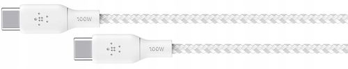 Belkin - Kabel Boost - USB-C do USB-C PD, 5A 100W, z oplotem nylonowym, 2 m na Arena.pl